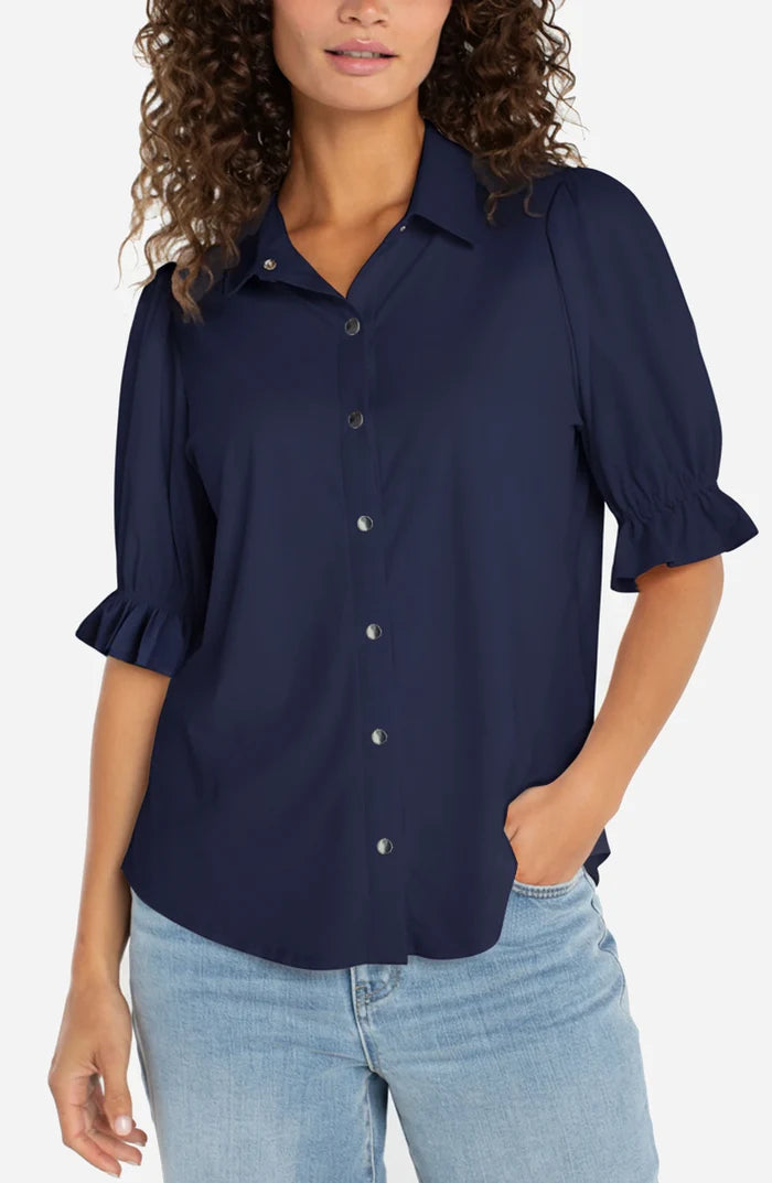 Snap Front Knit Shirt — Liverpool