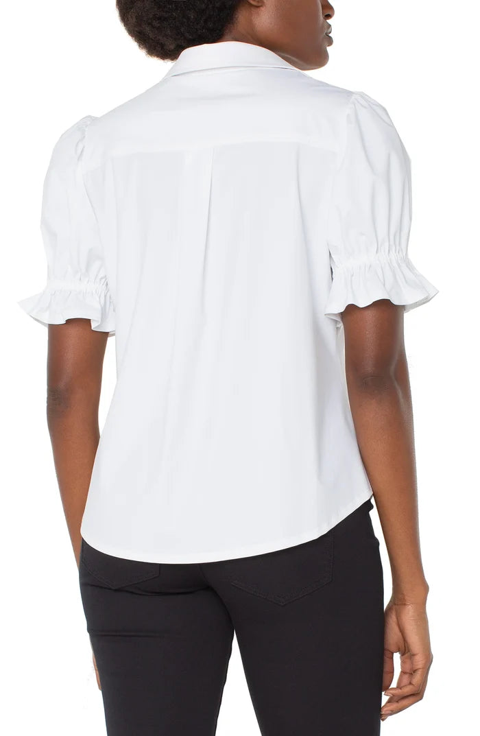 Snap Front Knit Shirt — Liverpool, view 5