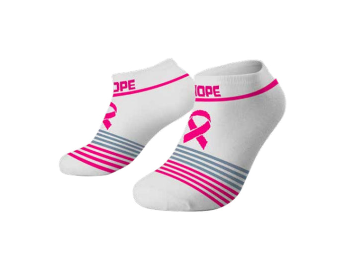 SocksRock Exclusive - Argo Pink Ribbon Ankle Socks | Accessory size Small