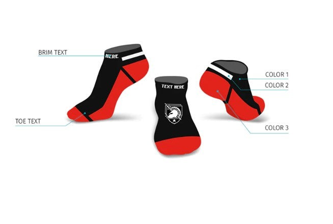 Solaris Custom Ankle Sock | Size X-Small