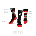 Solaris Custom Crew Sock | Size X-Small