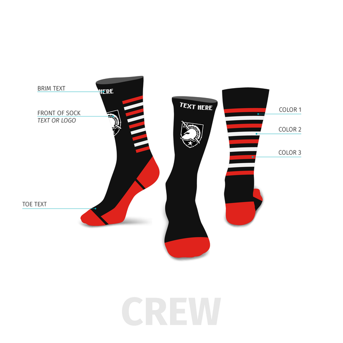 Solaris Custom Crew Sock | Size X-Small