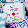 Sorority Needlepoint Pillow- Alpha Omicron Pi