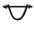 Body Jewelry - Spike Half Shield Nipple Bar 14G (Single)