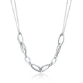 Sterling Silver Multi-Link Necklace | Washington Diamond