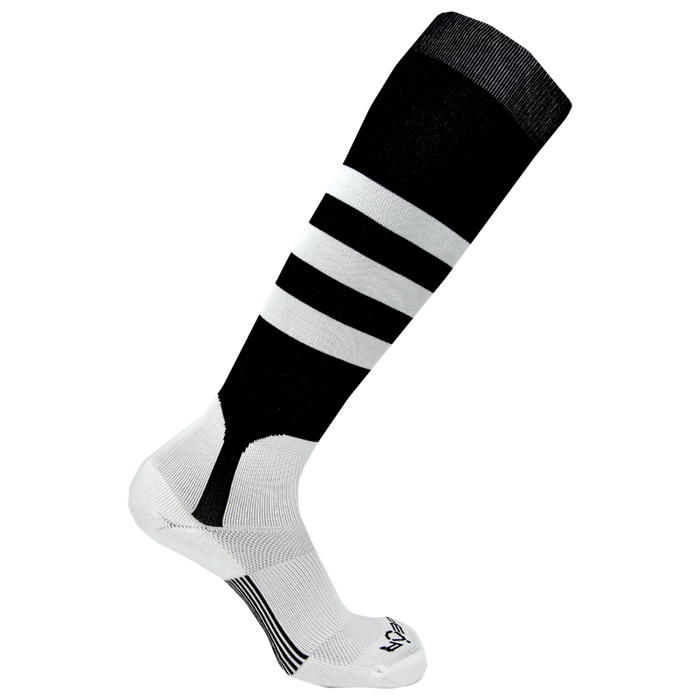 Stock Pear DoublePlay - Pattern A Stirrup Socks | Size Small / Youth Color Black / White