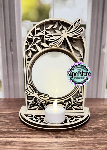 Sublimation & Wood memorial (Dragon fly)