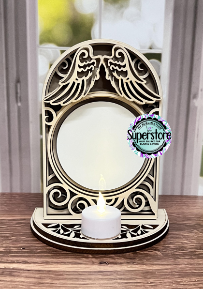 Sublimation & Wood memorial (Wings)