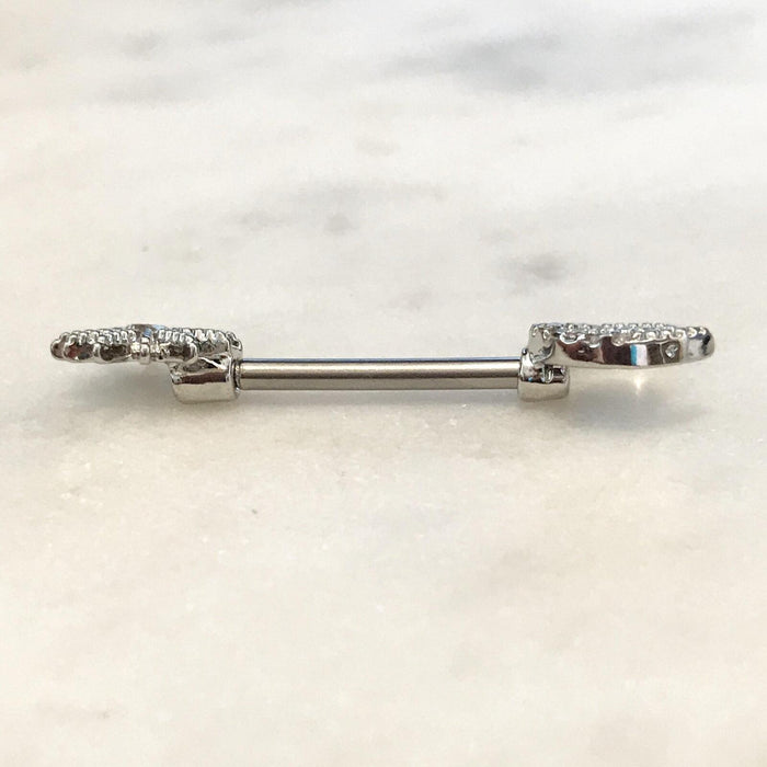 Body Jewelry - Sun And Moon Nipple Bar 14G