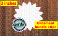 Sunflower - withOUT hole - Ornament Bundle Price