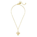 Susan Shaw Heart Paperclip Chain