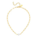 Susan Shaw Pearl Penny Necklace