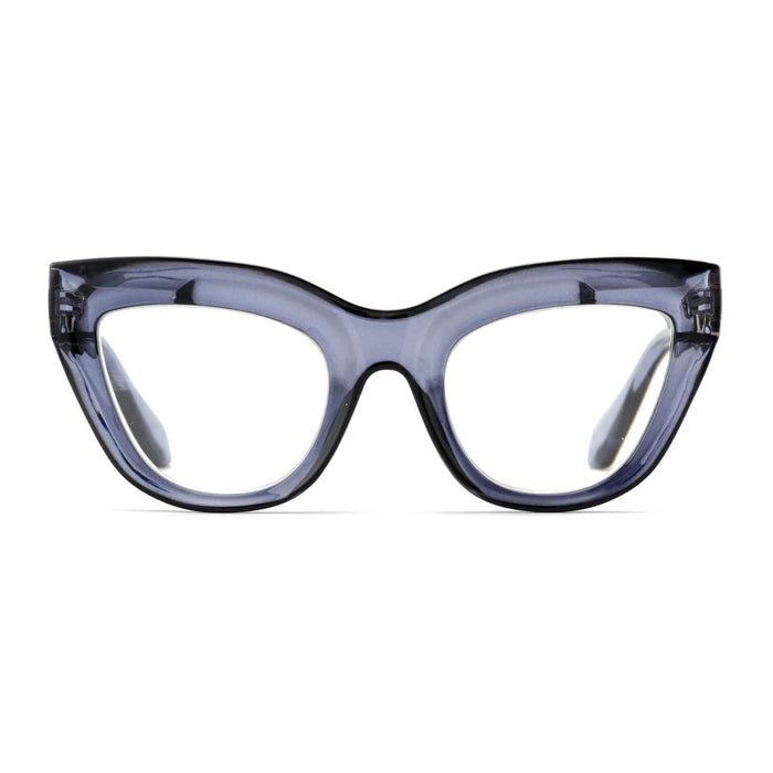 Sutton Blue Light Readers in Blue Grey - Mildred Hoit
