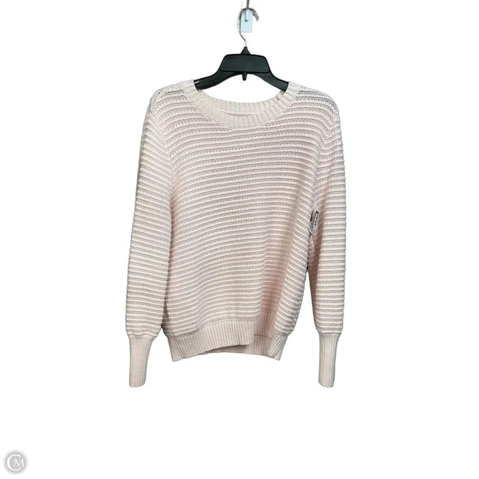 Sweater By Loft In Pink, Size: L