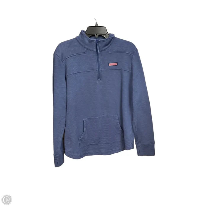 Sweatshirt Collar By Vineyard Vines In Blue, Size: L