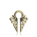 Body Jewelry - Swirls Keyhole Ear Weights PAIR