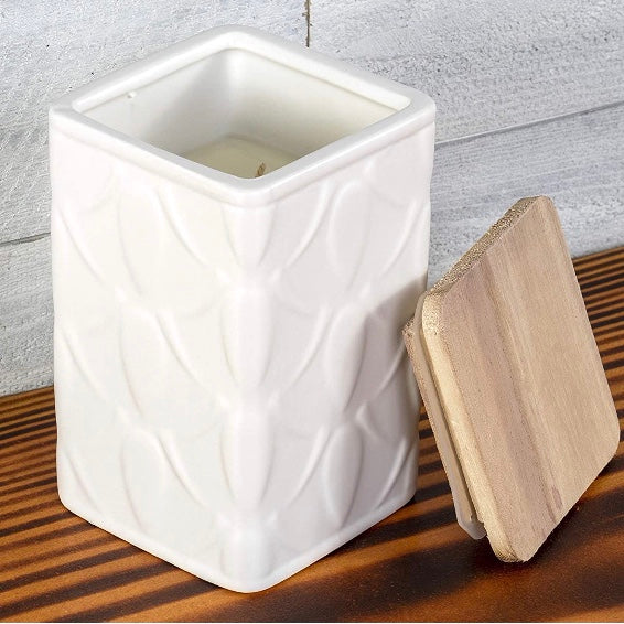 Tall Square White Candle Collection — Swan Creek