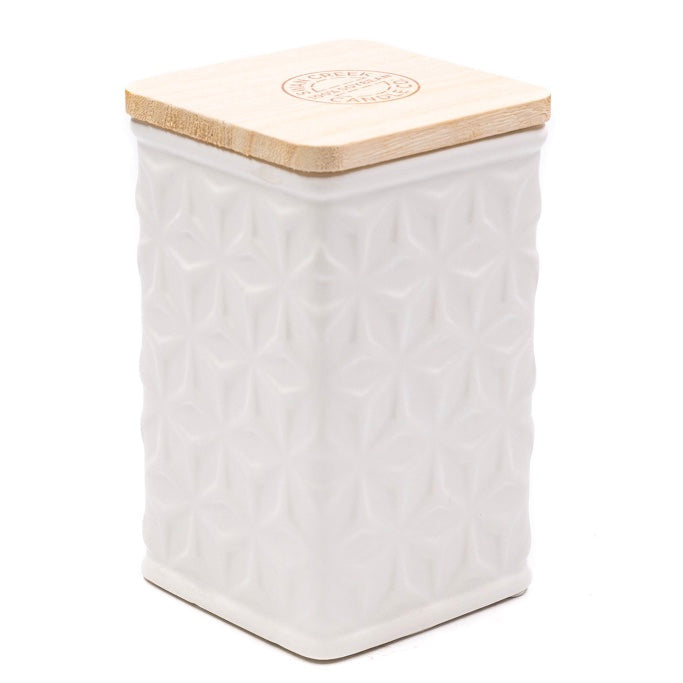 Tall Square White Candle Collection — Swan Creek, view 3