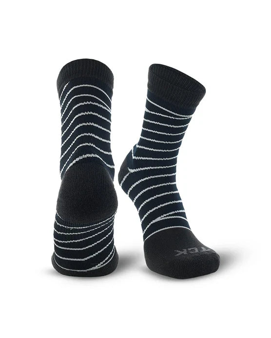 Compression Tape Sock – Ankle Support for Basketball & Football | Boost Circulation & Reduce Pain black with gray