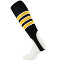 FeatherEdge Stirrup (Pattern D) | Size Medium (17") w/o Sanitary Sock Color Black - White - Gold