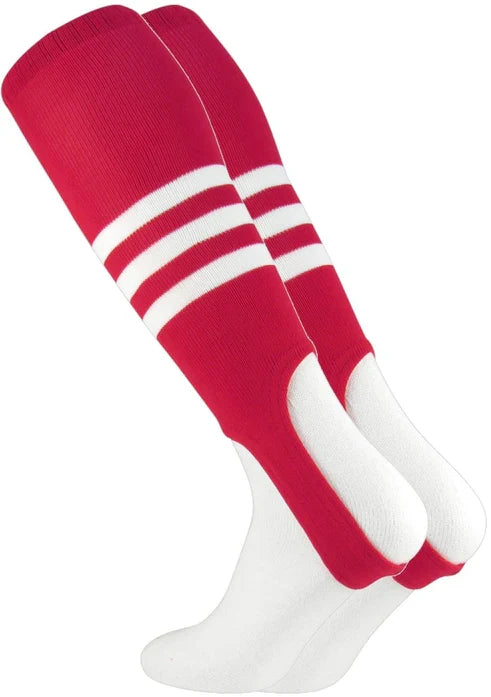 Triple Stripe Baseball & Softball Stirrups (PATTERN B) - Standard Colors Available - SocksRock