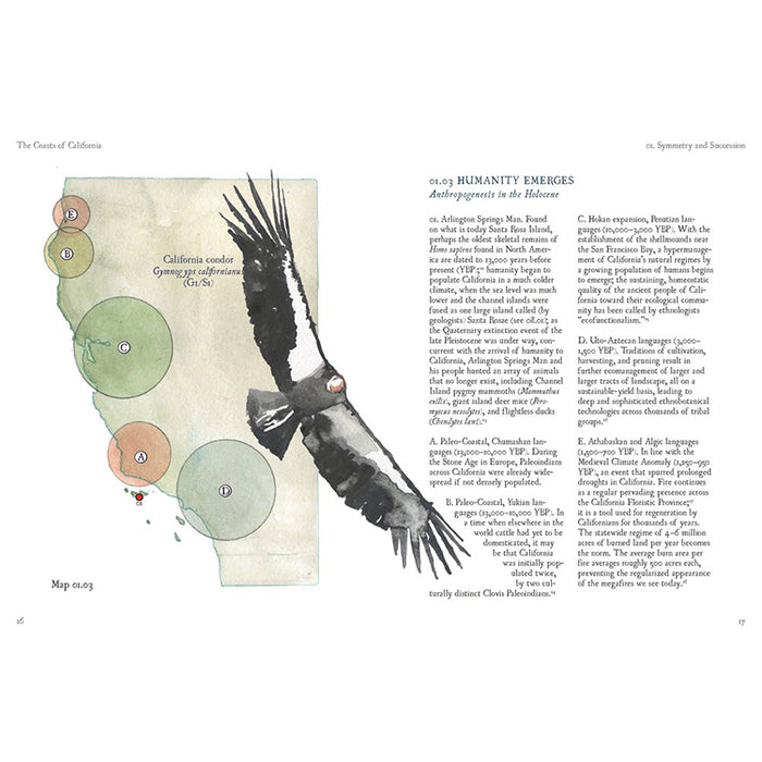 Interior page from the Book The Coasts of California