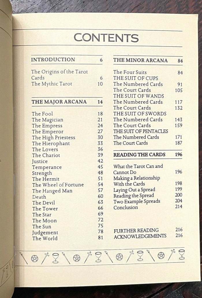 THE MYTHIC TAROT - Sharman-Burke, Greene, 1st 1986 DIVINATION PROPHECY MAGICK