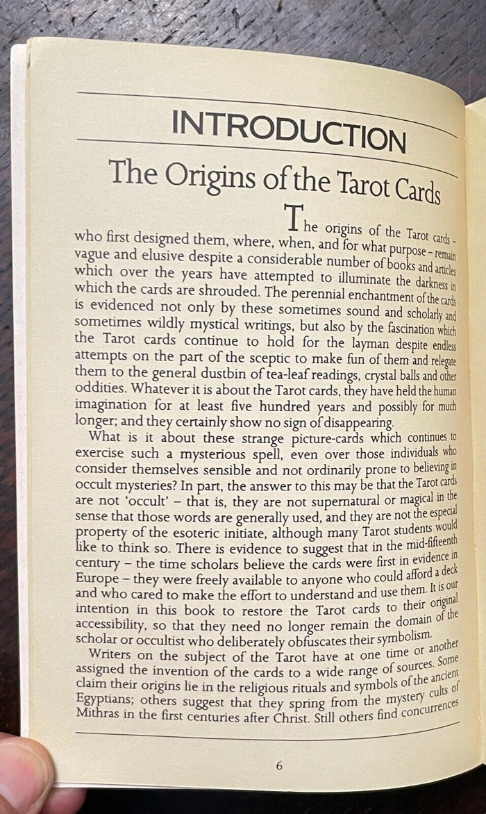 THE MYTHIC TAROT - Sharman-Burke, Greene, 1st 1986 DIVINATION PROPHECY MAGICK