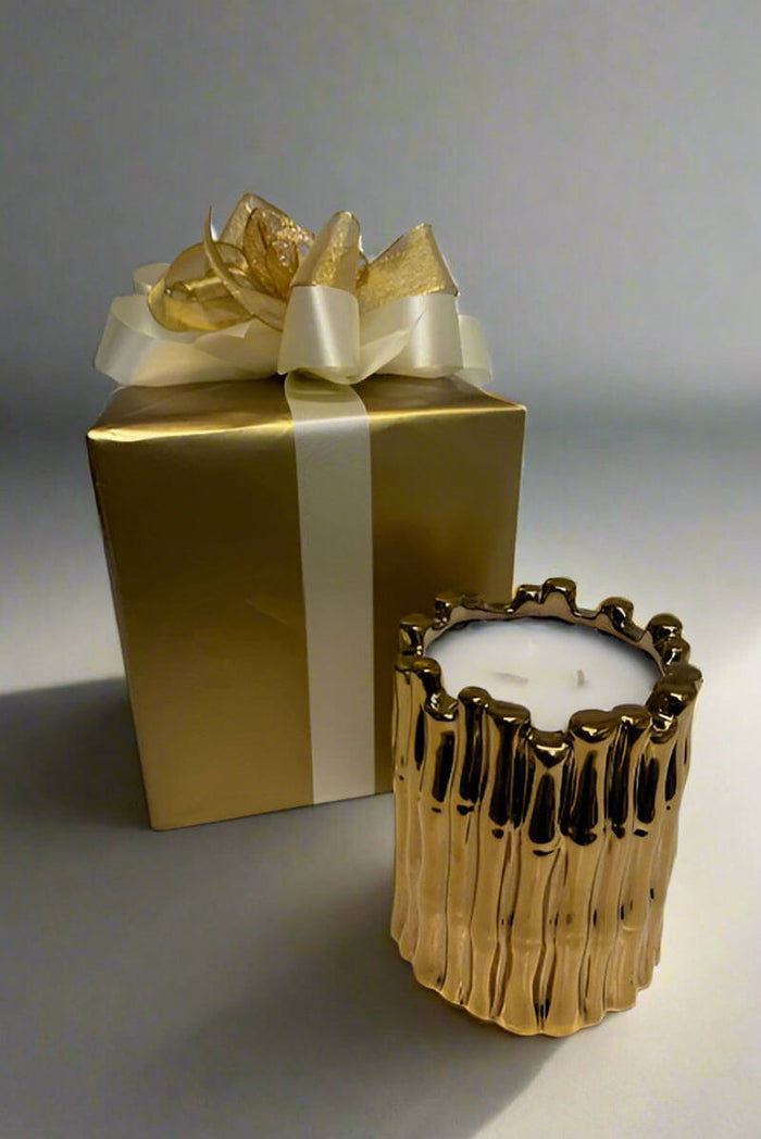Thompson Ferrier Gold Sagano Candle - Mildred Hoit