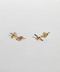 Tiny Love Knot Stud Earrings