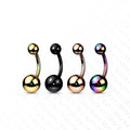 Body Jewelry - Titanium Belly Bar 14G