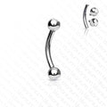 Body Jewelry - Titanium Gem I.T. Curve 16G 14G