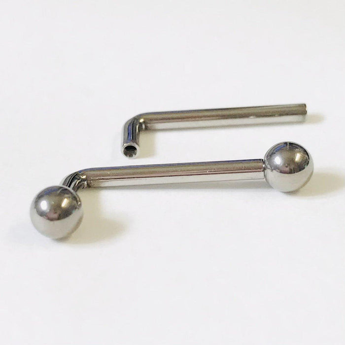 Body Jewelry - Titanium I.T. Ball Christina Bar 14G
