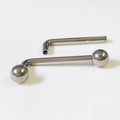 Body Jewelry - Titanium I.T. Ball Christina Bar 14G