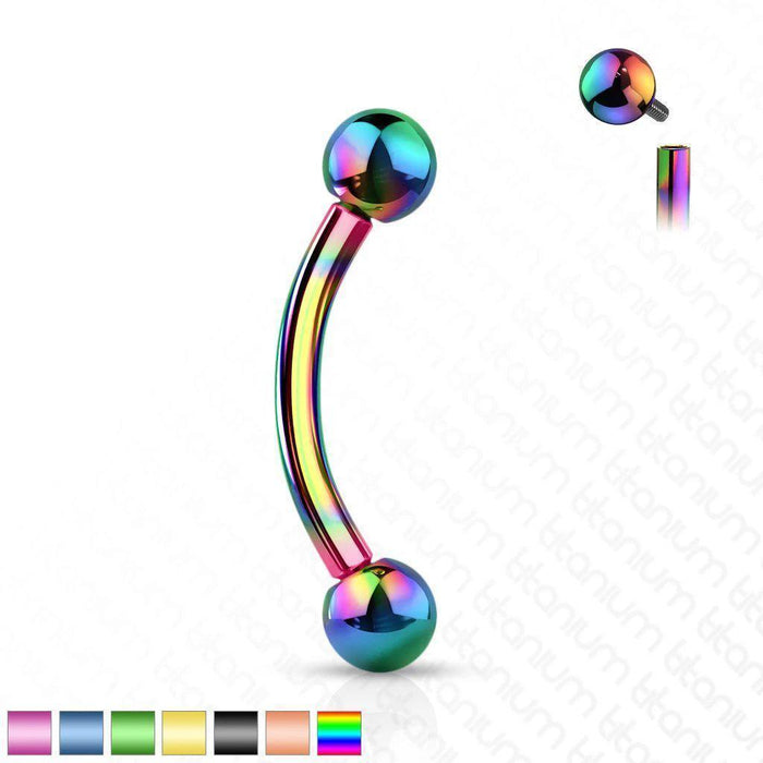 Body Jewelry - Titanium I.T. Curve 16G