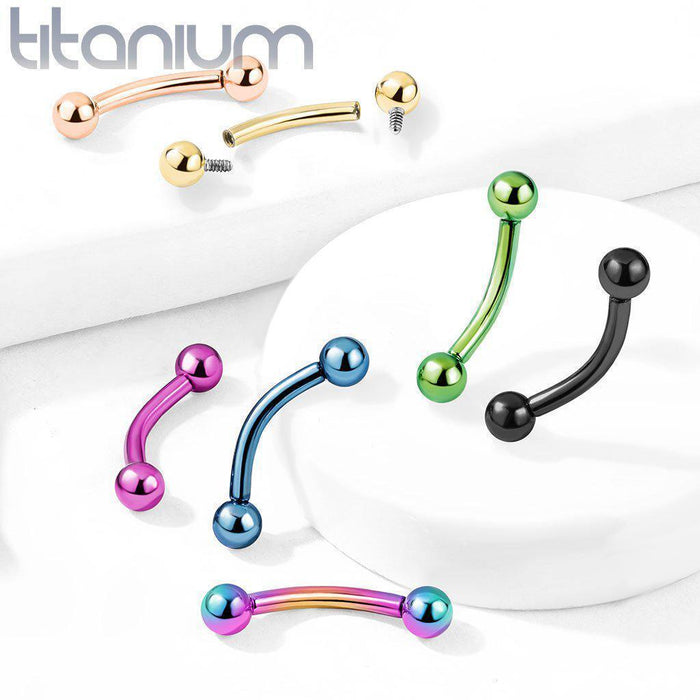 Body Jewelry - Titanium I.T. Curve 16G