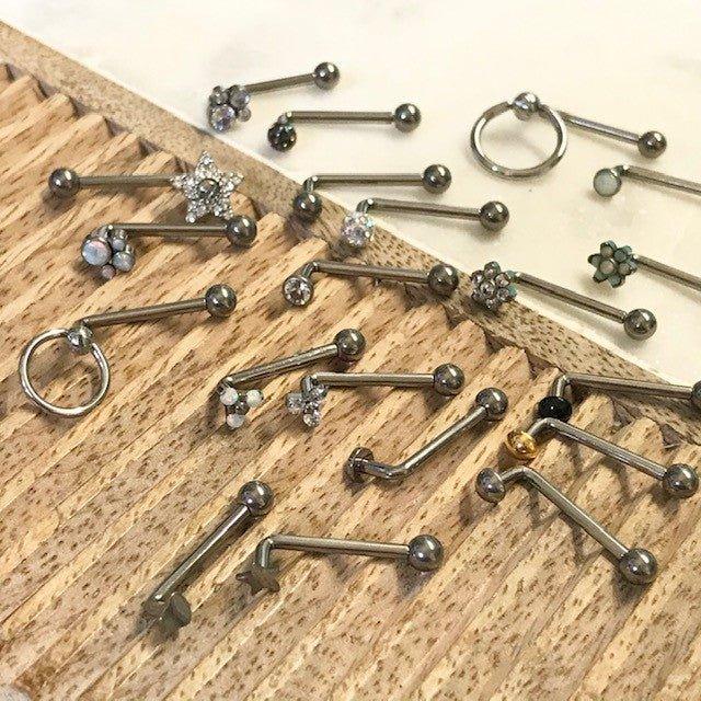 Body Jewelry - Titanium I.T. Ferido Christina Bar 14G