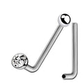 Body Jewelry - Titanium I.T. Gem Christina Bar 14G