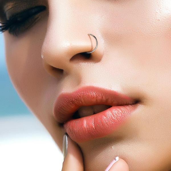 Body Jewelry - Titanium Nose Hoop 20G 18G