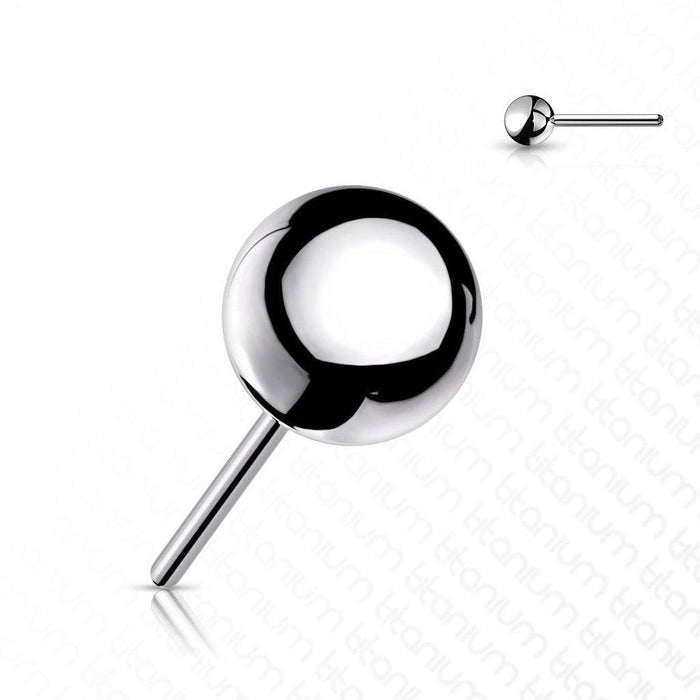 Body Jewelry - Titanium Threadless Ball End