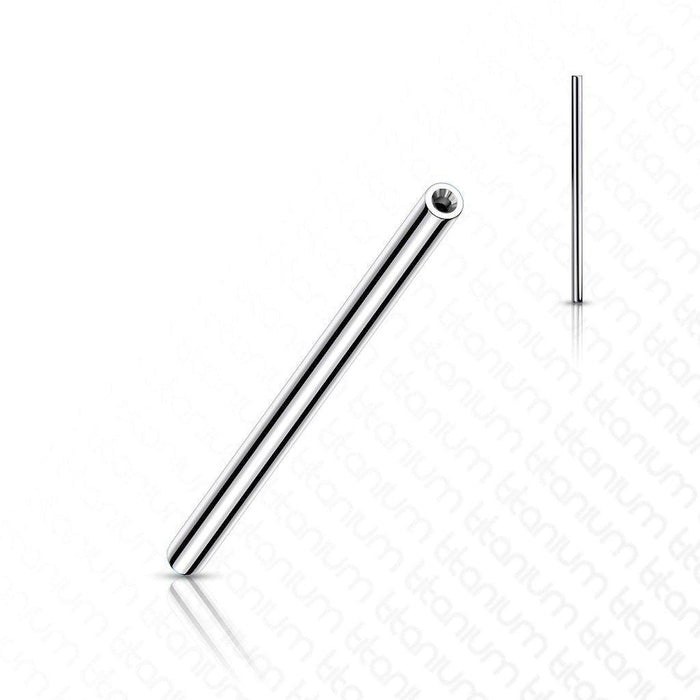 Body Jewelry - Titanium Threadless Barbell Bar 14G