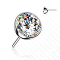 Body Jewelry - Titanium Threadless Gem Ball End