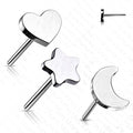 Body Jewelry - Titanium Threadless Logo End