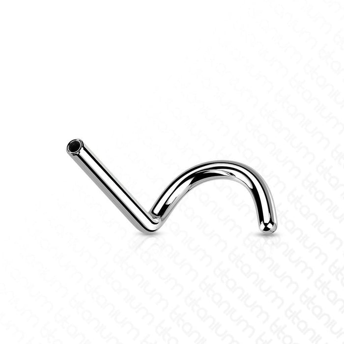 Body Jewelry - Titanium Threadless Nose Screw 20G 18G