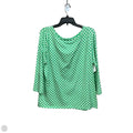 Top 3/4 Sleeve By Talbots In Plaid Pattern, Size: Xl