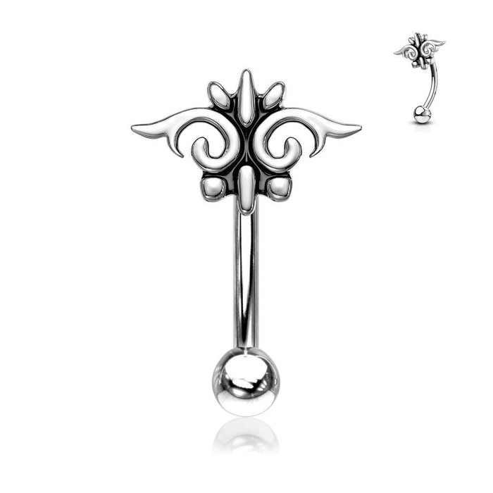 Body Jewelry - Tribal Style Curve 16G