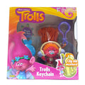 Trolls Medium Key Chain W/ Accesory - DJ Suki