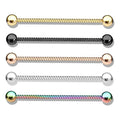Body Jewelry - Twisted Industrial 14G 38mm