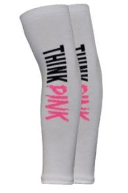 UnderPear Custom Compression Sleeve - Think PINK! | Size 13" Long Color Gray