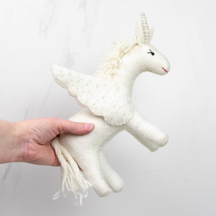 Unicorn Felt Toy - bubblegum market
